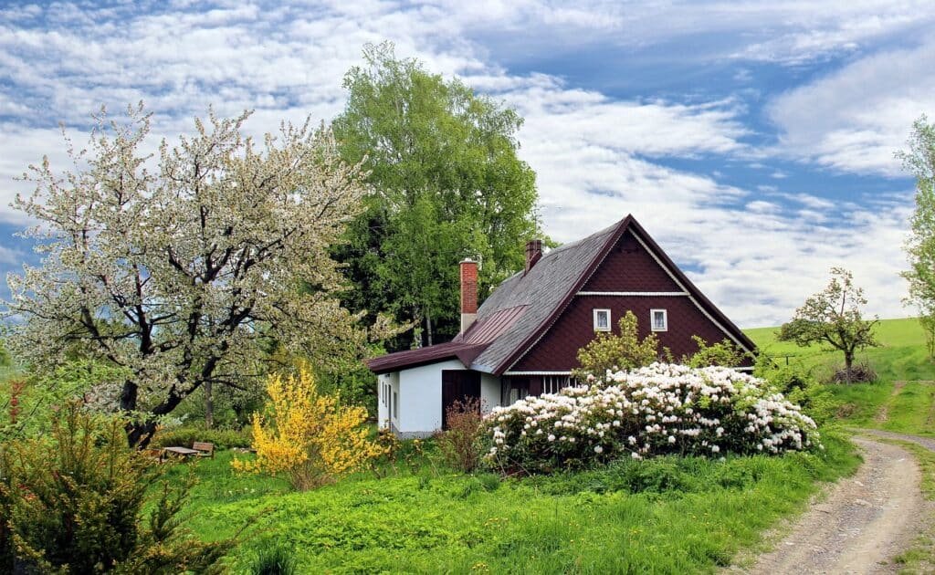tuinieren voor beginners met een mooi huisje