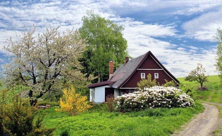 tuinieren voor beginners met een mooi huisje